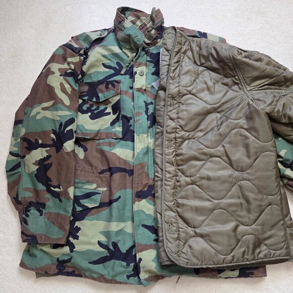Propper Cold Weather XL Military Woodland Camo Anorak Field Jacket Lined - Picture 1 of 16
